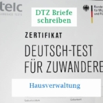 Briefe Deutschtest für Zuwanderer (DTZ) B1. 1. Konflikte mit der Hausverwaltung