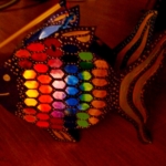 DIY lantern for Saint Martin feast. 4. "Drums" and "Houses"