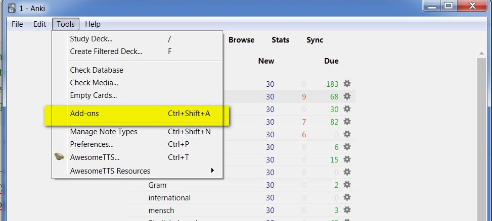 Anki pronunciation add-on