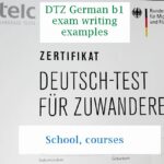 Deutschtest für Zuwanderer b1 (DTZ). German writing examples 5