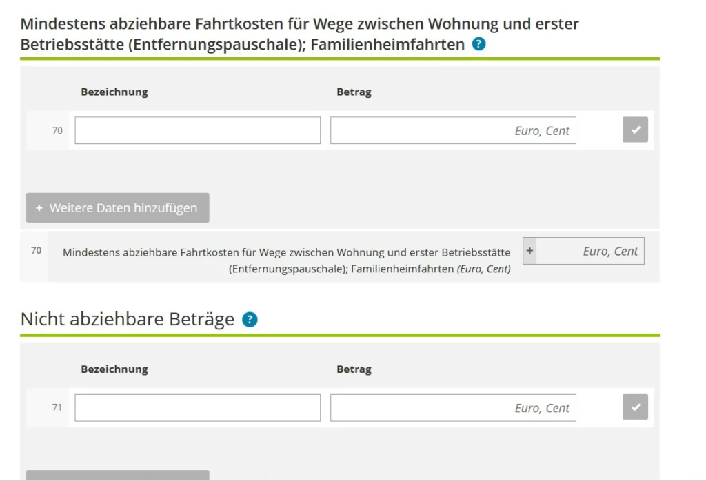 Ausfüllen Anlage EÜR Steuererklärung German tax return